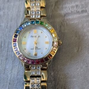 ARMITRON Gold and Multicolor women's Watch